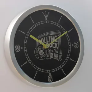 Rolling Rock Extra Pale LED Neon Wall Clock