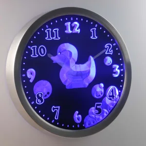 Rubber Ducky LED Neon Wall Clock