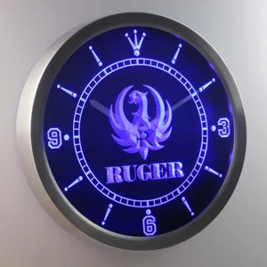 Ruger LED Neon Wall Clock