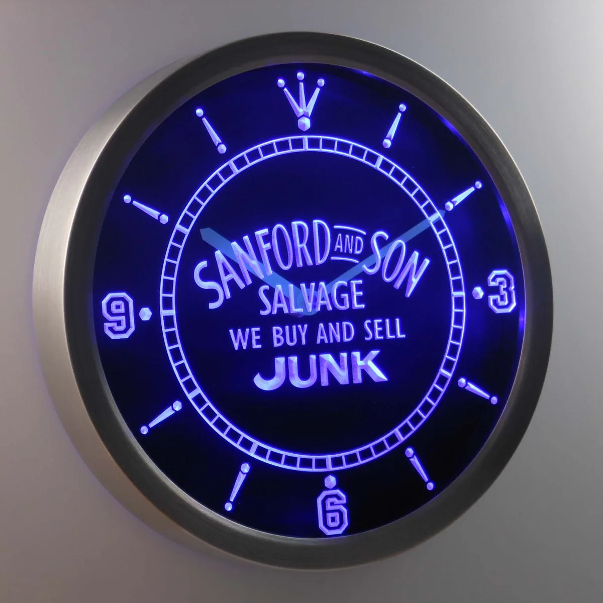 Sanford and Son Junkyard LED Neon Wall Clock