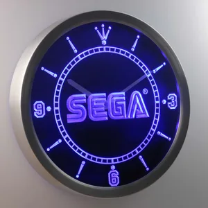 Sega LED Neon Wall Clock