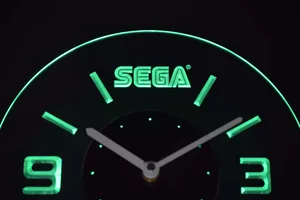 Sega Modern LED Neon Wall Clock