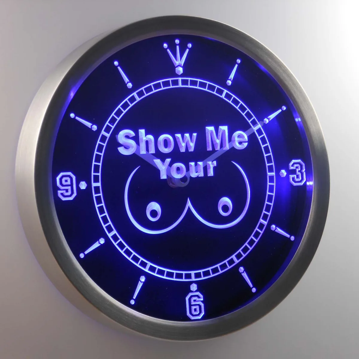 Show Me Your LED Neon Wall Clock
