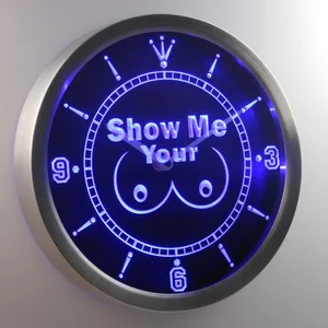 Show Me Your LED Neon Wall Clock