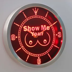 Show Me Your LED Neon Wall Clock
