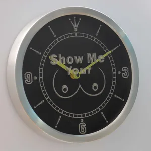 Show Me Your LED Neon Wall Clock