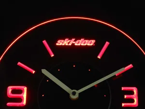 Ski Doo Modern LED Neon Wall Clock