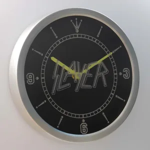 Slayer LED Neon Wall Clock