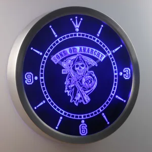 Sons of Anarchy LED Neon Wall Clock