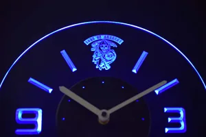 Sons of Anarchy Modern LED Neon Wall Clock