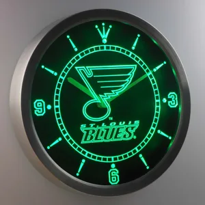 St. Louis Blues LED Neon Wall Clock