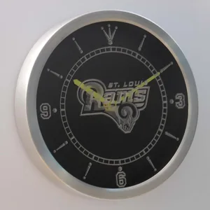 St Louis Rams LED Neon Wall Clock - Legacy Edition