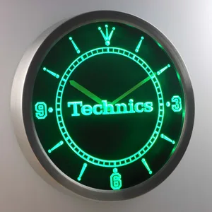 Technics LED Neon Wall Clock