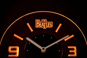 The Beatles Modern LED Neon Wall Clock
