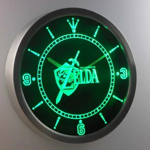 The Legend of Zelda LED Neon Wall Clock