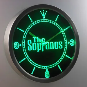 The Sopranos LED Neon Wall Clock