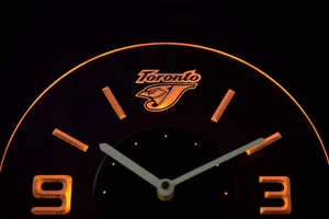 Toronto Blue Jays Modern LED Neon Wall Clock