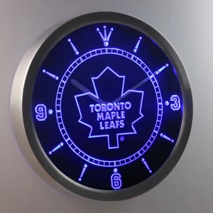 Toronto Maple Leafs LED Neon Wall Clock