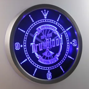 True Blood   Tru Blood Soda LED Neon Wall Clock