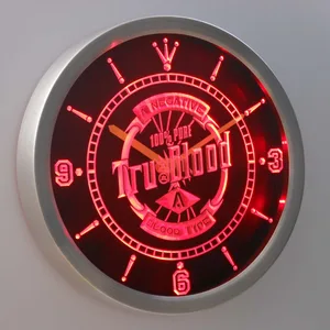 True Blood   Tru Blood Soda LED Neon Wall Clock