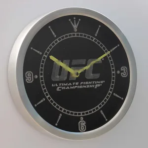 UFC Ultimate Fight Championship LED Neon Wall Clock