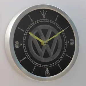 Volkswagen LED Neon Wall Clock