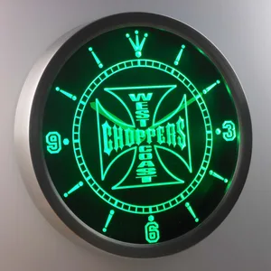 West Coast Choppers LED Neon Wall Clock