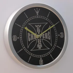 West Coast Choppers LED Neon Wall Clock