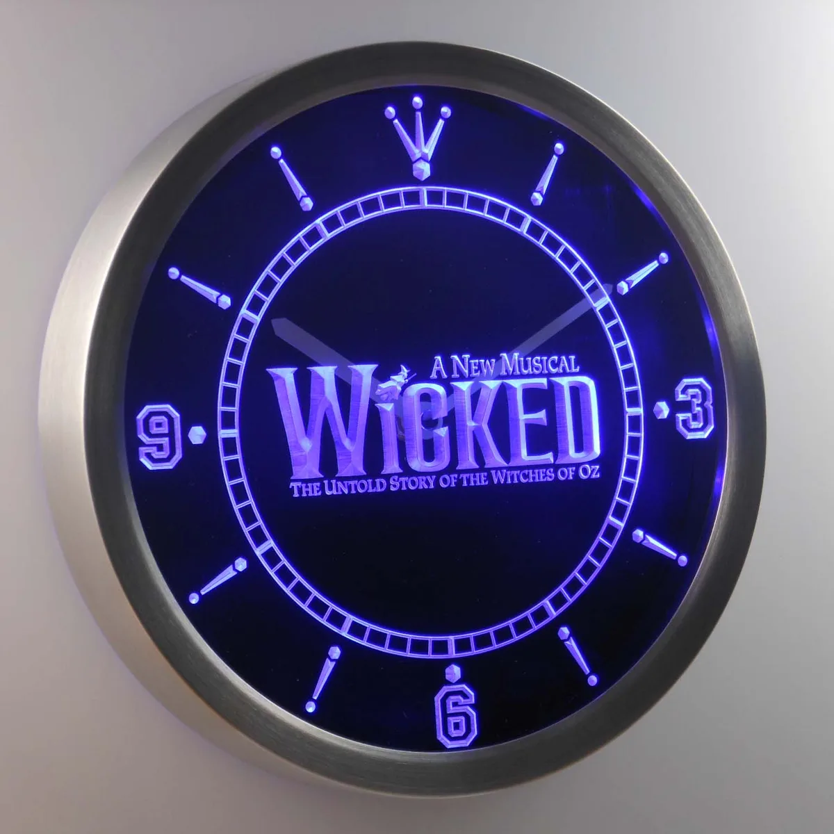 Wicked The Musical LED Neon Wall Clock