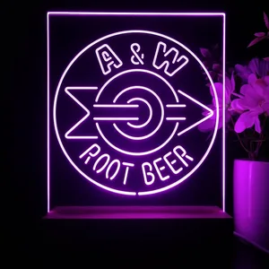 A & W Root Beer LED Desk Light