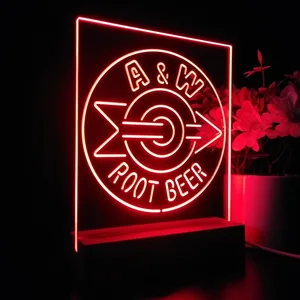 A & W Root Beer LED Desk Light