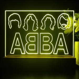 Abba Logo LED Desk Light
