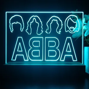 Abba Logo LED Desk Light