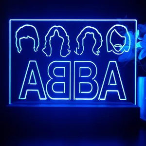 Abba Logo LED Desk Light