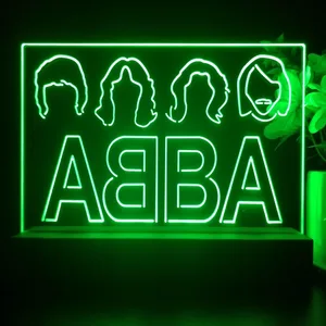 Abba Logo LED Desk Light