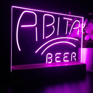 Abita Beer Banner 1 LED Desk Light