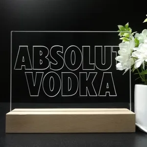 Absolut Logo LED Desk Light