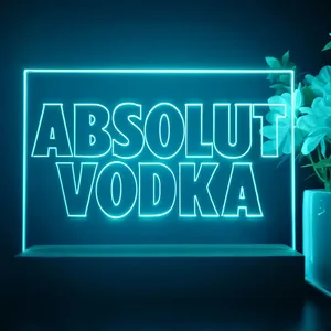 Absolut Logo LED Desk Light