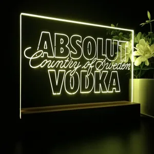 Absolut Vodka Country Of Sweden LED Desk Light