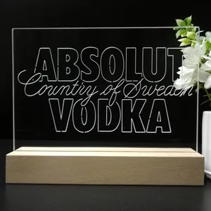Absolut Vodka Country Of Sweden LED Desk Light