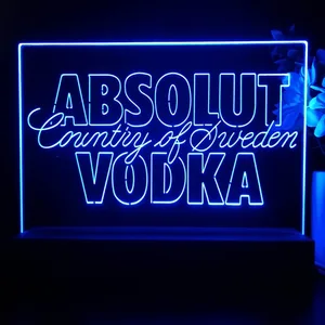 Absolut Vodka Country Of Sweden LED Desk Light