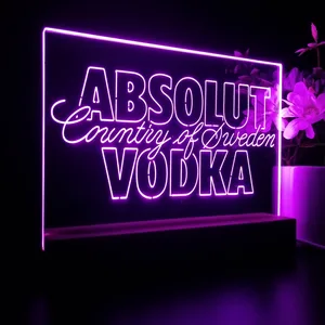 Absolut Vodka Country Of Sweden LED Desk Light