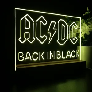 AC-DC Back In Black LED Desk Light