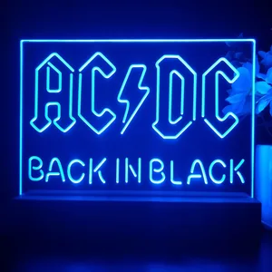 AC-DC Back In Black LED Desk Light
