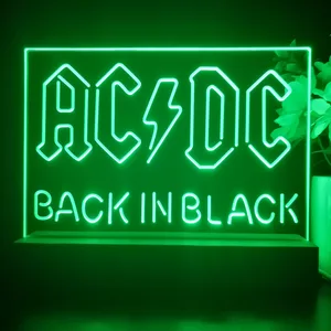 AC-DC Back In Black LED Desk Light