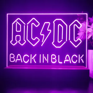 AC-DC Back In Black LED Desk Light