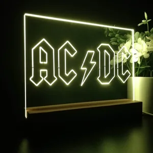 AC-DC Logo 1 LED Desk Light