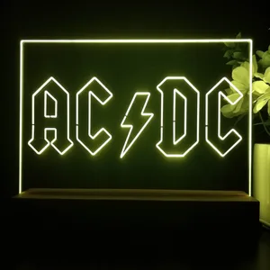 AC-DC Logo 1 LED Desk Light