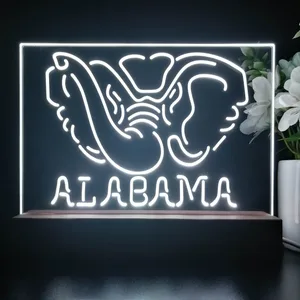 Alabama Crimson Tide Logo 1 LED Desk Light