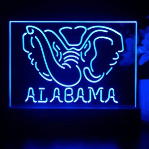 Alabama Crimson Tide Logo 1 LED Desk Light